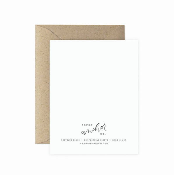 Eucalyptus Thank You Greeting Card