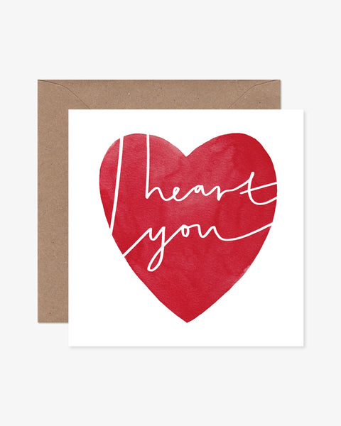I Heart You Card