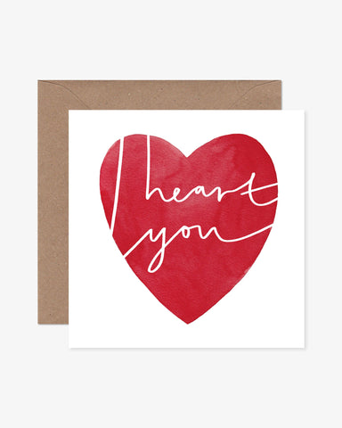 I Heart You Card