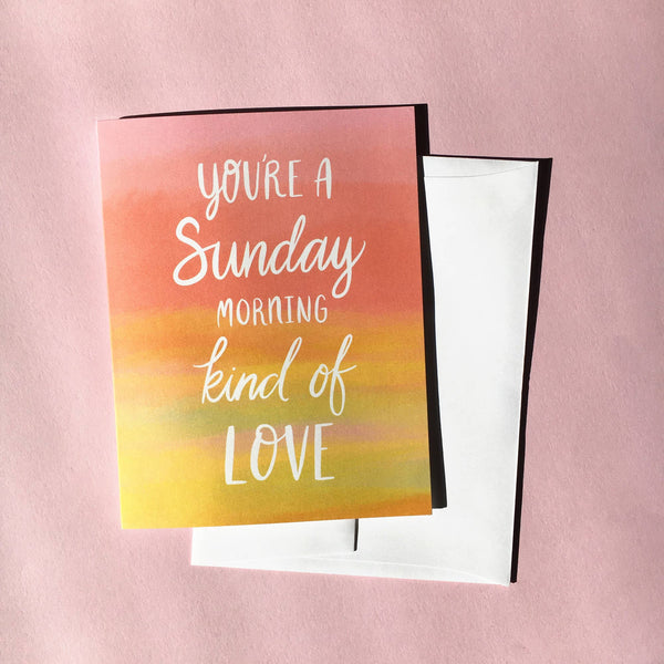 Sunday Morning Greeting Card