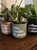 Signature Series Planters - Coffee, Books & Plants (5 color combos)