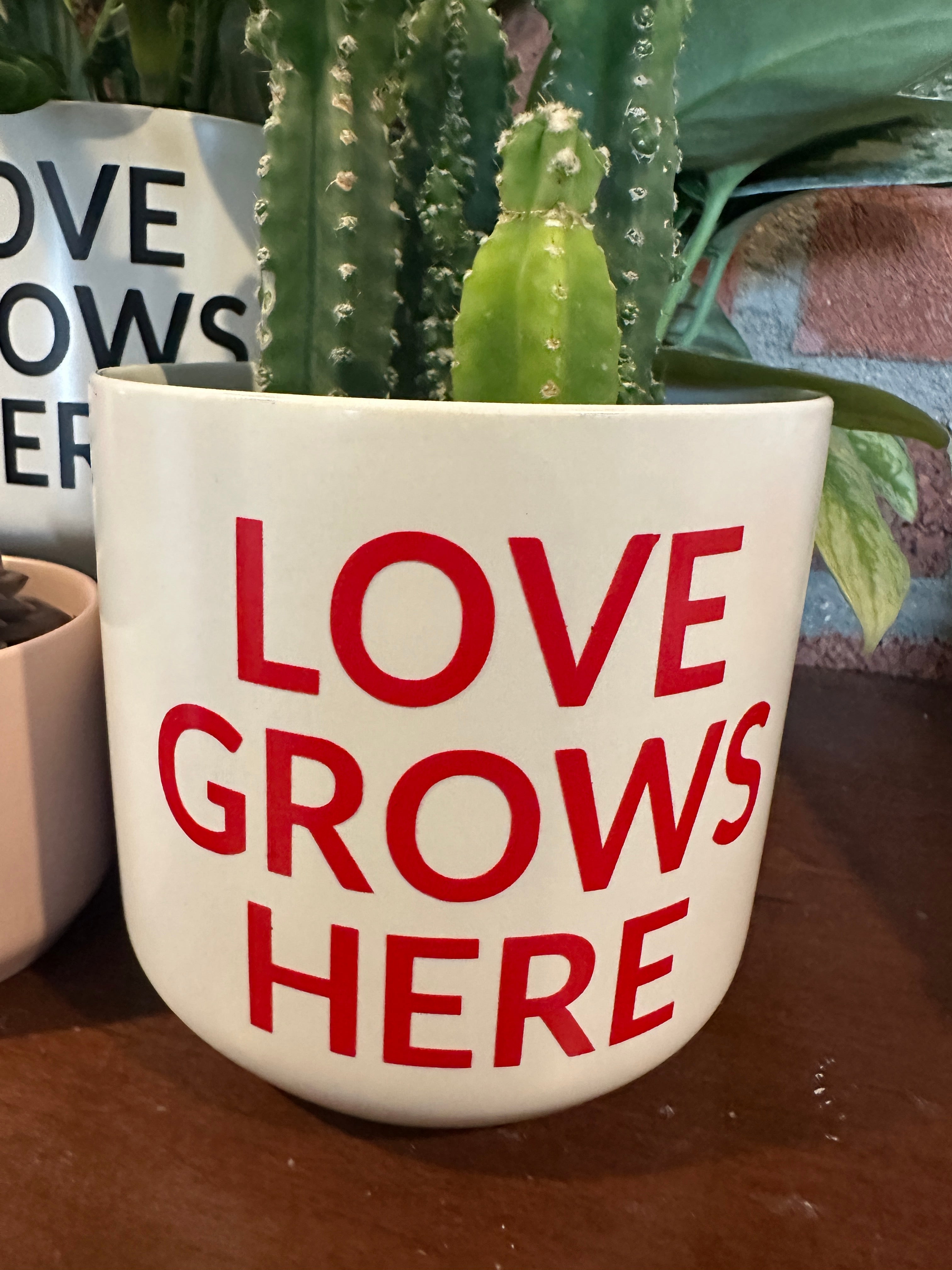 Signature Series Planters - Love Grows Here (New Colors)