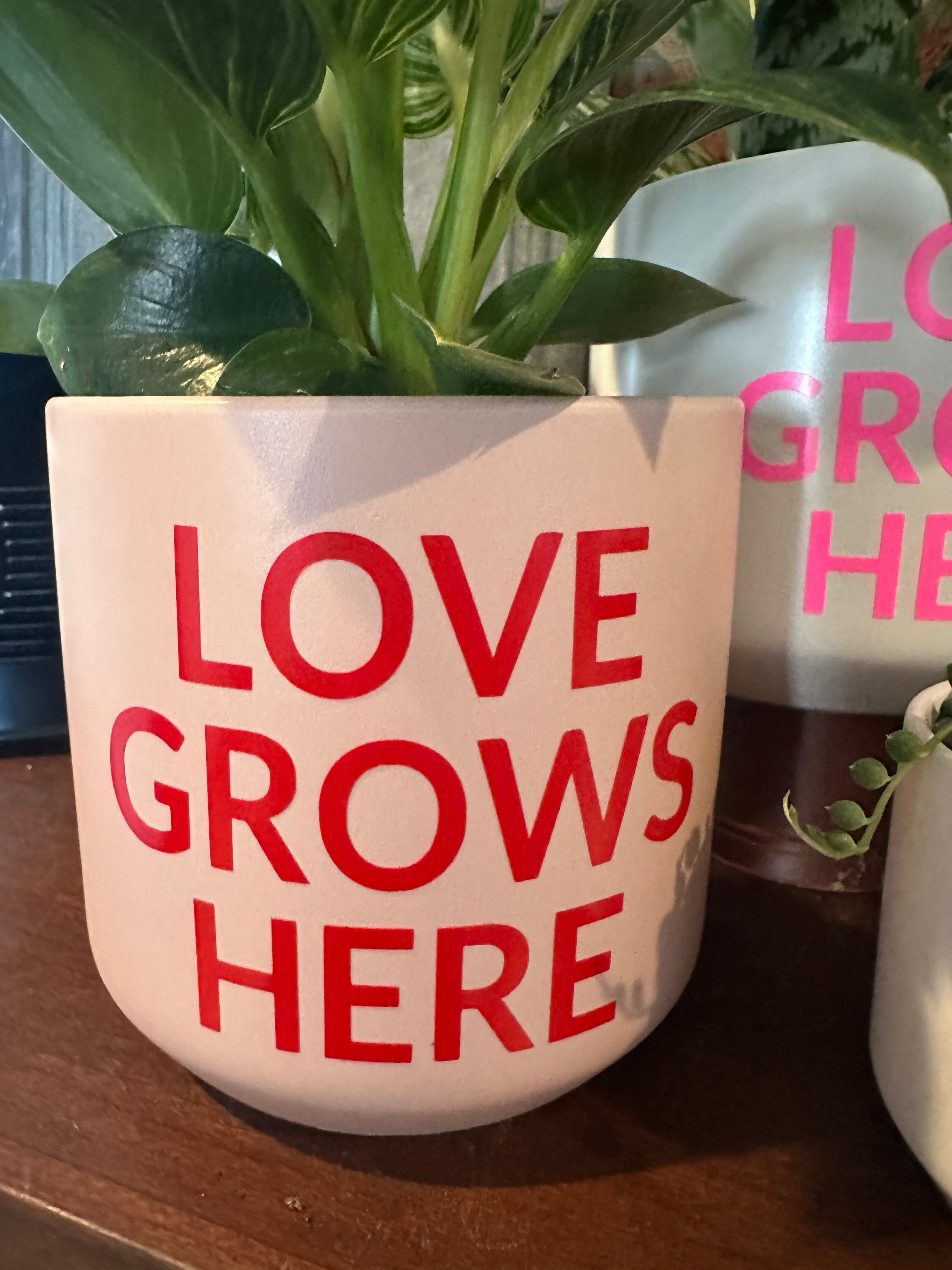 Signature Series Planters - Love Grows Here (New Colors)