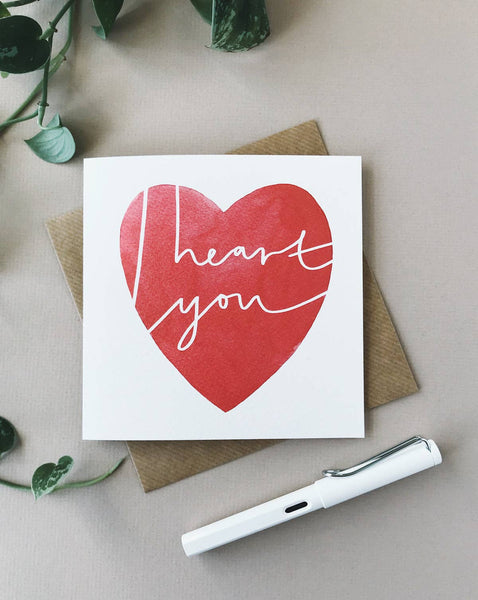 I Heart You Card