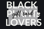 Black Plant Lovers Gift Card