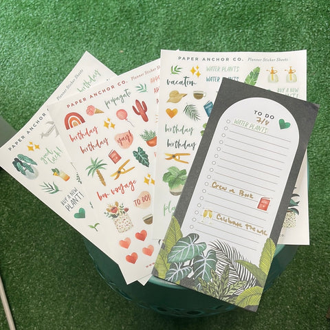 Plant Lover Planner Sticker Sheets