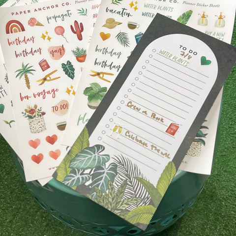 Tropical Arch List Notepad